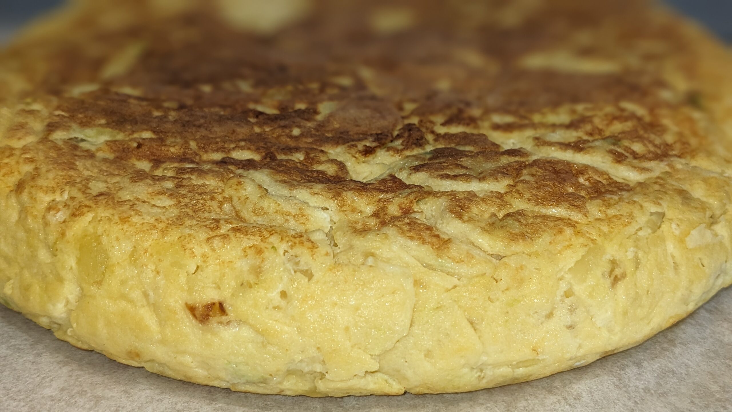 Tortilla de patatas saludable al microondas