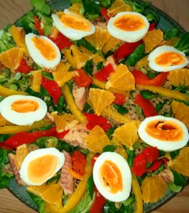 Ensalada de quinoa y naranja