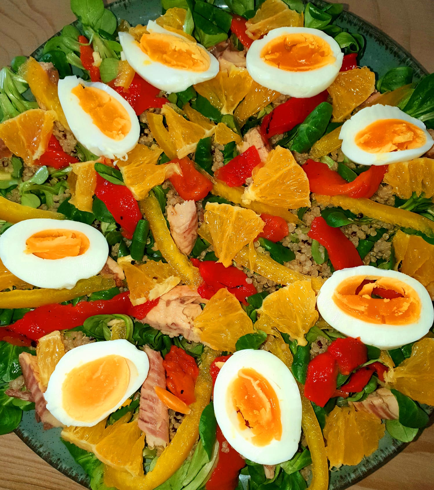 Ensalada de quinoa y naranja